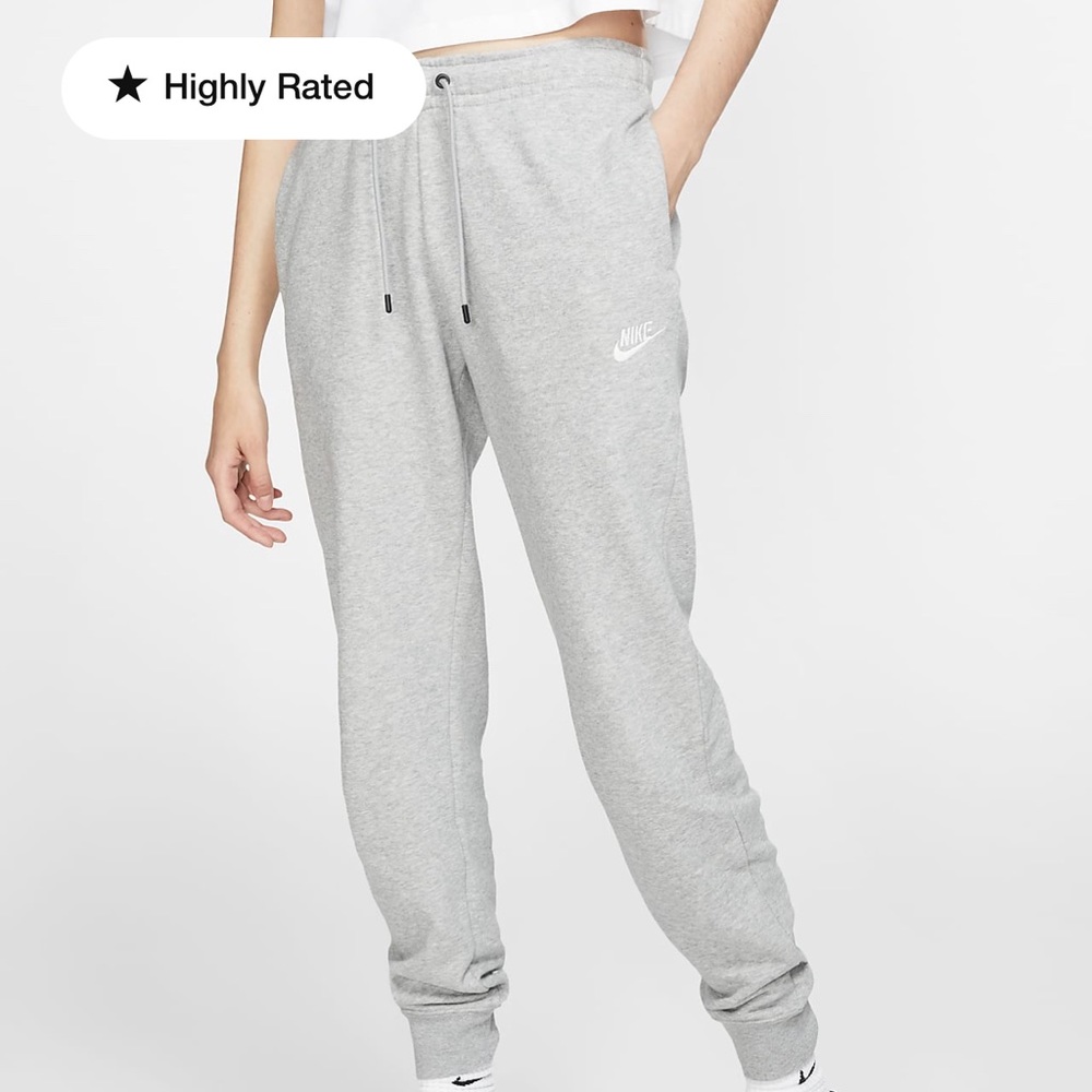 Grey Nike joggers